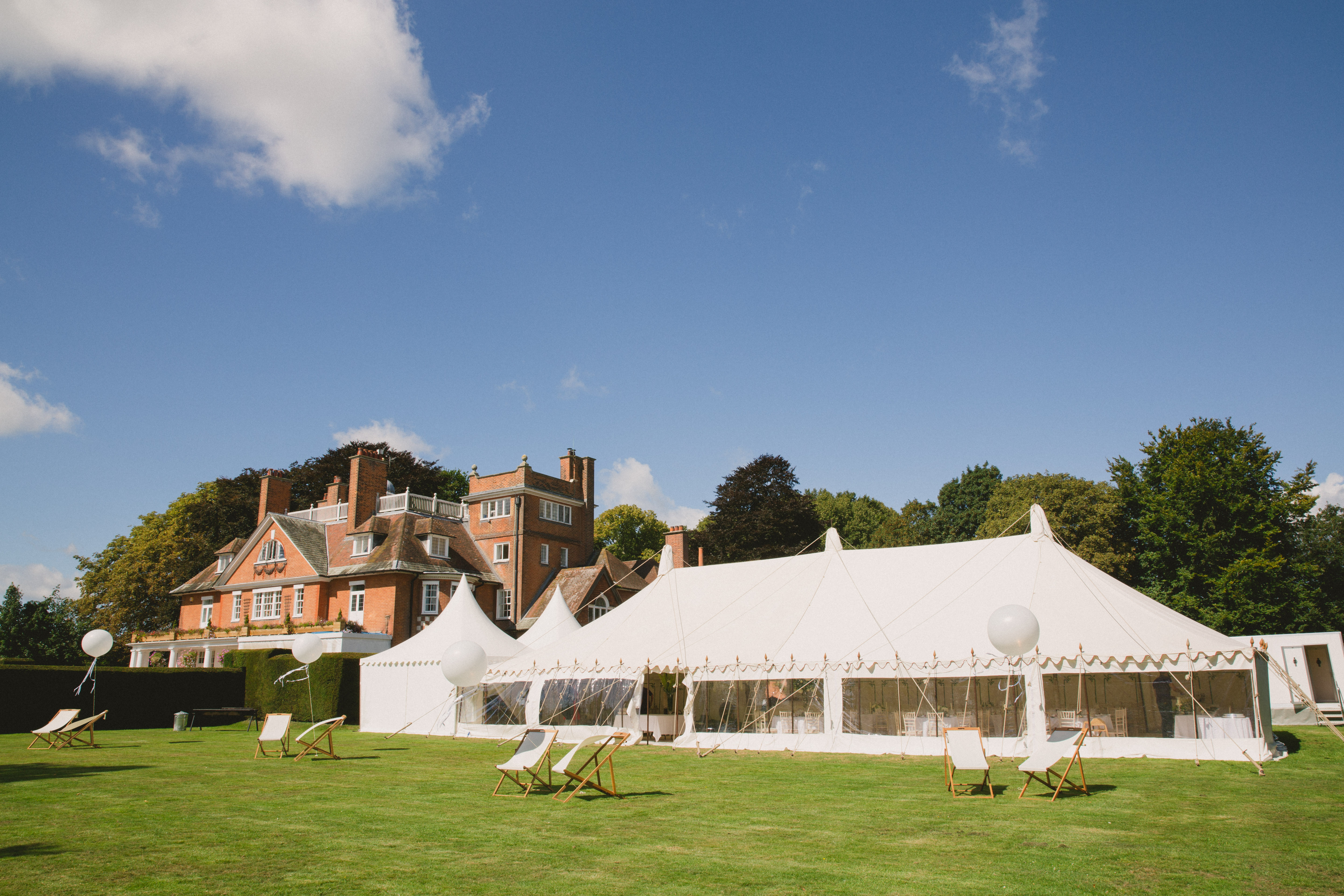 Wedding Marquee East Sussex at Saltcote Place
